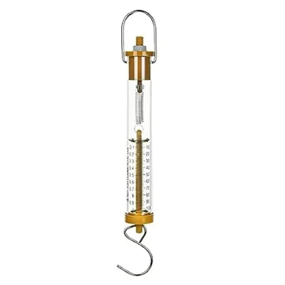 Cometek 100gm 1N Newton Force Meter Spring Balance Dynamometer for Laboratories and Homes Dual Scale
