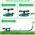 Hitech Kitchen 6 cm Water Sprinkler, Garden 360° Rotating Automatic Water Sprinkler For Garden Lawn Watering Wand