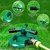 Hitech Kitchen 6 cm Water Sprinkler, Garden 360° Rotating Automatic Water Sprinkler For Garden Lawn Watering Wand