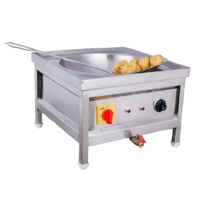 16 inch Square Table Top SS Electric Kadhai, 3000 Watt