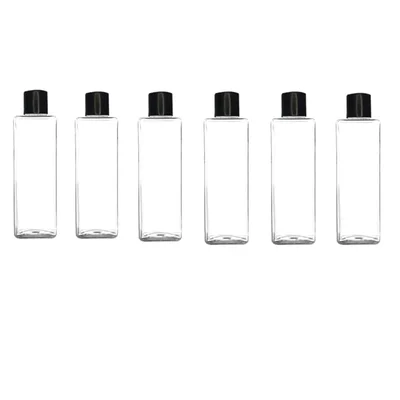 100ml Plastic Square Flip Top Cap Bottle for Shampoo, Lotions, Oil, Perfume, Lotions, Food Graded, Garden Sprayer(Pack-Pack of 500 Pcs)