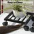 Premium Heavy Duty Square Metal Plant Stands with Wheels for Garden & Home Decor(Pack of 2)
