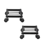 Premium Heavy Duty Square Metal Plant Stands with Wheels for Garden & Home Decor(Pack of 2)