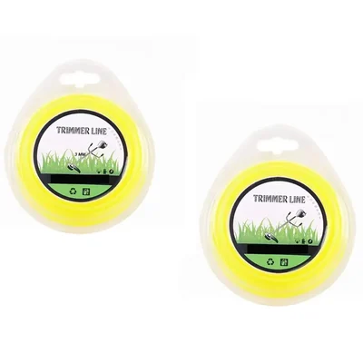 Heavy Duty BC529, 15 Meter 3 mm Square Nylon Trimmer Line For Petrol Brush Cutter(Quantity-2 Pieces)