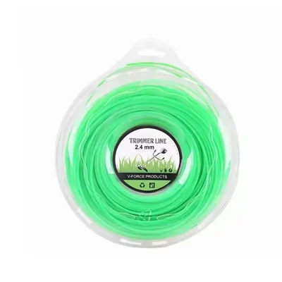Heavy Duty BC641, 50 Meter 2.4 mm Square Nylon Trimmer Line For Petrol Brush Cutter(Quantity-Pack of 1 Pieces)
