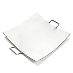 Mira Steel SS 26 inch Square Tawa Platter of 3mm Thickness For Catering Purpose