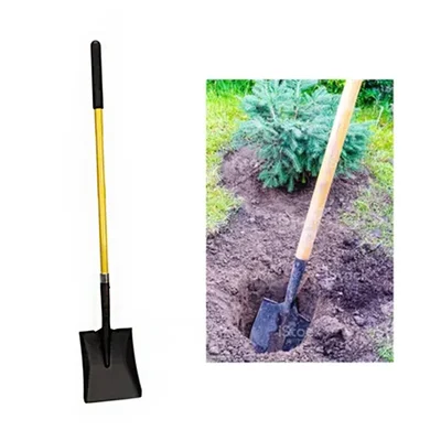 Made in India Square Shovel 2.5Kg with Light Weight Wooden Handle