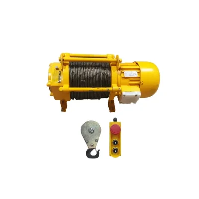 SR 1 Ton Capacity, 3 Phase 3 hp Electric Winch With 8 mm & 100 Meter Wire Rope