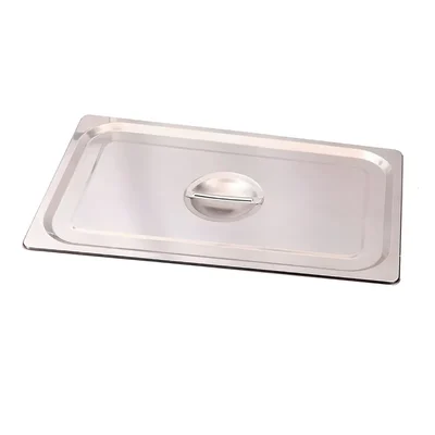 Premium Quality Stainless Steel 1/4 Gastronorm (GN) Pan Lid (Pack of 2)