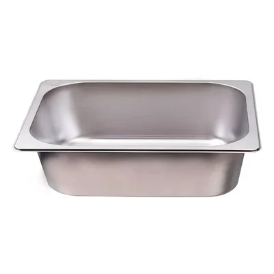 Premium Quality Stainless Steel 1/6 65mm Depth GN Pan (Pack of 2)