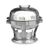 Premium Quality Stainless Steel Round Buffet Food Warmer, 5 Liter Capacity