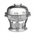 Premium Quality Stainless Steel Round Buffet Food Warmer, 5 Liter Capacity
