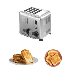 Premium Quality Stainless Steel 4 Slice Electric Bread Toaster, 1680 Watt 