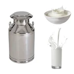 Stainless Steel Food Grade Milk Can 40 Liters