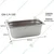 Premium Quality Stainless Steel 1/4 100mm Depth GN Pan, Pack of 4