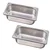 Pack of 2 Premium SS 1/4 100mm Depth GN Pan