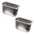 Premium Quality Stainless Steel 1/4 200mm Depth GN Pan (Pack of 2)