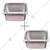 Premium Quality Stainless Steel 1/6 100mm Depth GN Pan (Pack of 2)