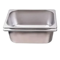 Premium Quality SS 1/9 100mm Depth GN Pan (Pack of 2)