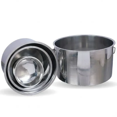 430 SS 2mm Induction Friendly Commercial Cooking Tope Pot Lid 105L Size No.50