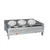Table Top 24 x 36 Inch 2 Burner Gas Operated SS Dosa Bhatti, 5 mm Thick Tawa