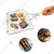 9X9 Inch Stainless Steel Barbeque Grilling Net Basket With Wooden Handle
