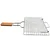9X9 Inch Stainless Steel Barbeque Grilling Net Basket With Wooden Handle