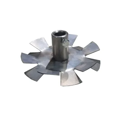  6 Teeth Flower SS Blade For 500L Stirrer Machine