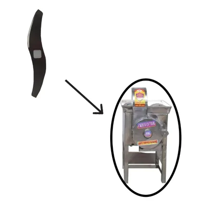 6 Pcs Blade Set For Commercial Stainless Steel Chili Onion Cutter Machine, 1 HP, 70kg/hr