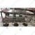 Stainless Steel 8 Seater Canteen Table Stool Set for Educational Institutions, Hostel Dining Room & Public Food Courts