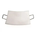 Mira Steel Commercial SS Square Tawa Platter of 5mm Thickness For Catering Purpose
