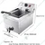 Premium Quality 10 Litre Stainless Steel Deep Fryer, 3KW
