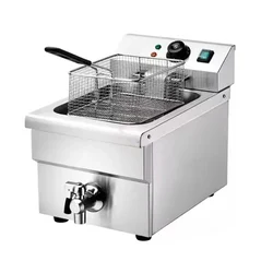 Premium Quality 10 Litre Stainless Steel Deep Fryer, 3KW