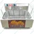 SS 13 Liter Electric Deep Fryer For Commercial Bulk Frying With High-Efficiency Heating Element