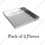 Pack of 2, 12X12 inch Dhokla Tray, Stainless Steel 304