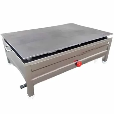 18x30x12 inch Single Knob Dosa Bhatti with 8 MM Tawa, Stainless Steel Body