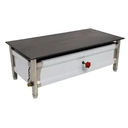 15X30X11 Inch Table Top Dosa Bhatti with 15 MM Tawa, Gas Operated 