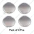  Pack of 4 SS Lid for Heavy Duty Pot Electric Bain Marie For Buffet Purpose