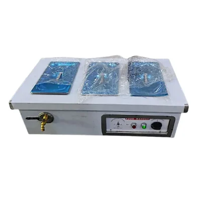 Heavy Duty SS 3 Pot Electric Bain Marie 1.5kW, with 15 Litre Container for Buffet Warmer, Restaurants & Catering