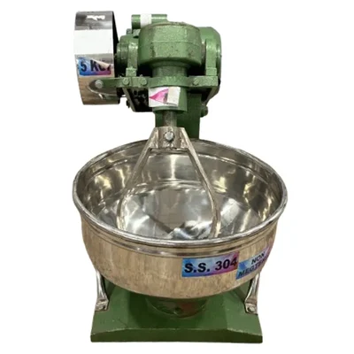 GBE 5 kg Dough Kneader With Single Phase 0.5 HP Motor and Stainless Steel Body