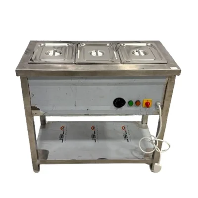 GBE 35 X 18 X 32 inch 9.2 Litre SS Electric Operated Bain Marie of 1/2 GN Pan With 1 Undershelf