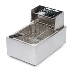 Electric 5L Single 3000 Watt Deep Fryer with 30% Less Current Consumption Heating Element for Commercial Use