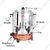 Commercial 12L Electric SS Milk & Water Boiler Machine 2500 Watt