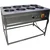Commercial Grade 8 Pot Electric Bain Marie 32 Litre Capacity, 4kW Power and Stainless Steel Body