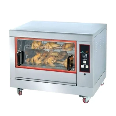 Heavy Duty Electric 6 KW Chicken Rotisseries With Stainless Steel Body For Restaurants, Catering, Supermarkets
