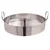 Mira Steel 24 inch Flat Ghevar Kadai 3 MM Thick Kitchenware with Stainless Steel Body