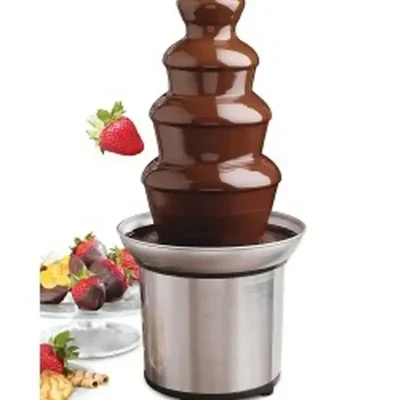 Mira Steel Heavy Duty 45 cm 4 Tier Chocolate Fountain With Stainless Steel Body