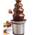 Mira Steel Heavy Duty 45 cm 4 Tier Chocolate Fountain With Stainless Steel Body