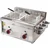 Commercial 8+8 Litre Gas Operated Oil Fryer, With Stainless Steel Body
