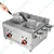 Commercial 8+8 Litre Gas Operated Oil Fryer, With Stainless Steel Body